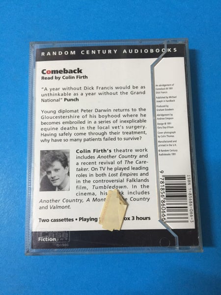 Dick Francis: Comeback (AudioBook Cassette) Carousel 2
